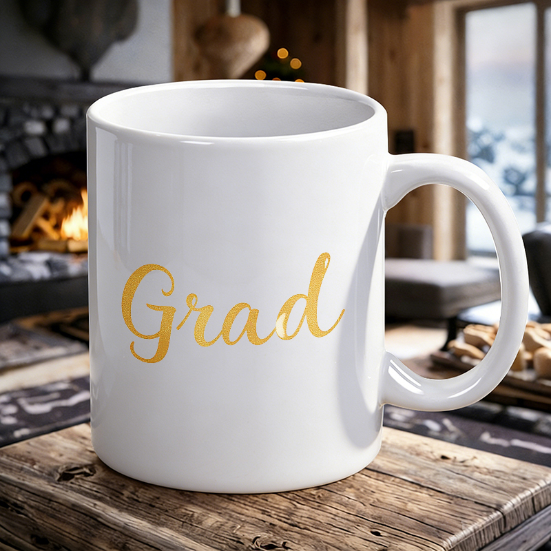 Coffee Tea Font - Elegante handgeschriebene Schriftart 'Grad' Keramiktasse, Kaffeetasse,