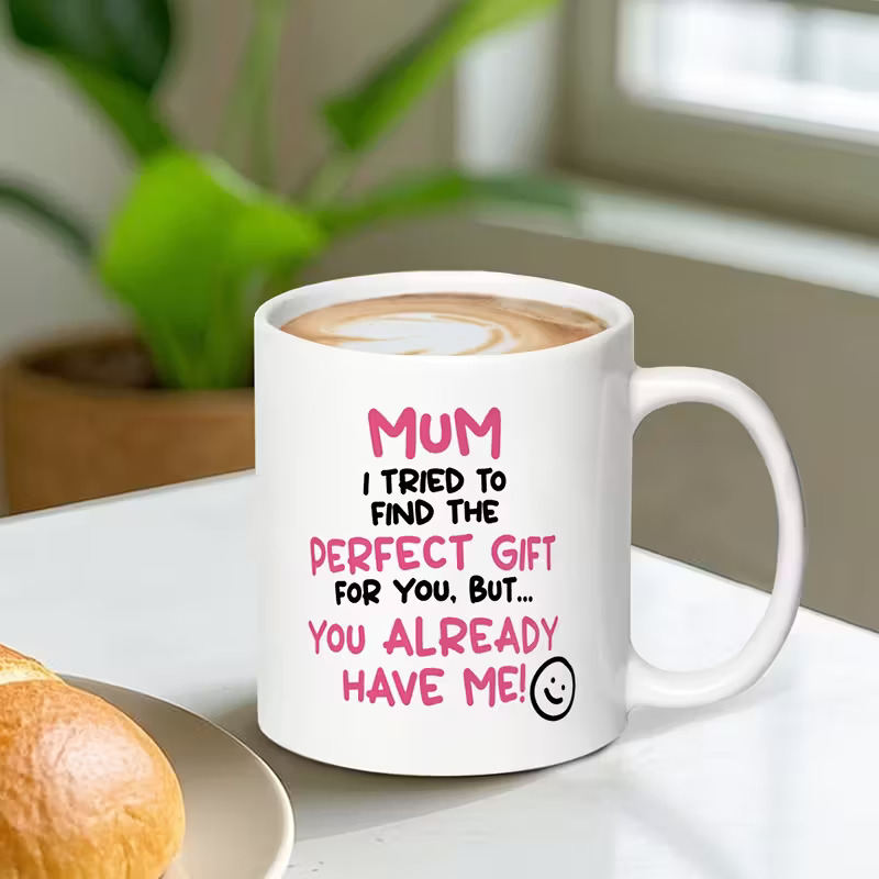 Coffee Tea Font - 1 Stück Lustiger Mama-Becher - 