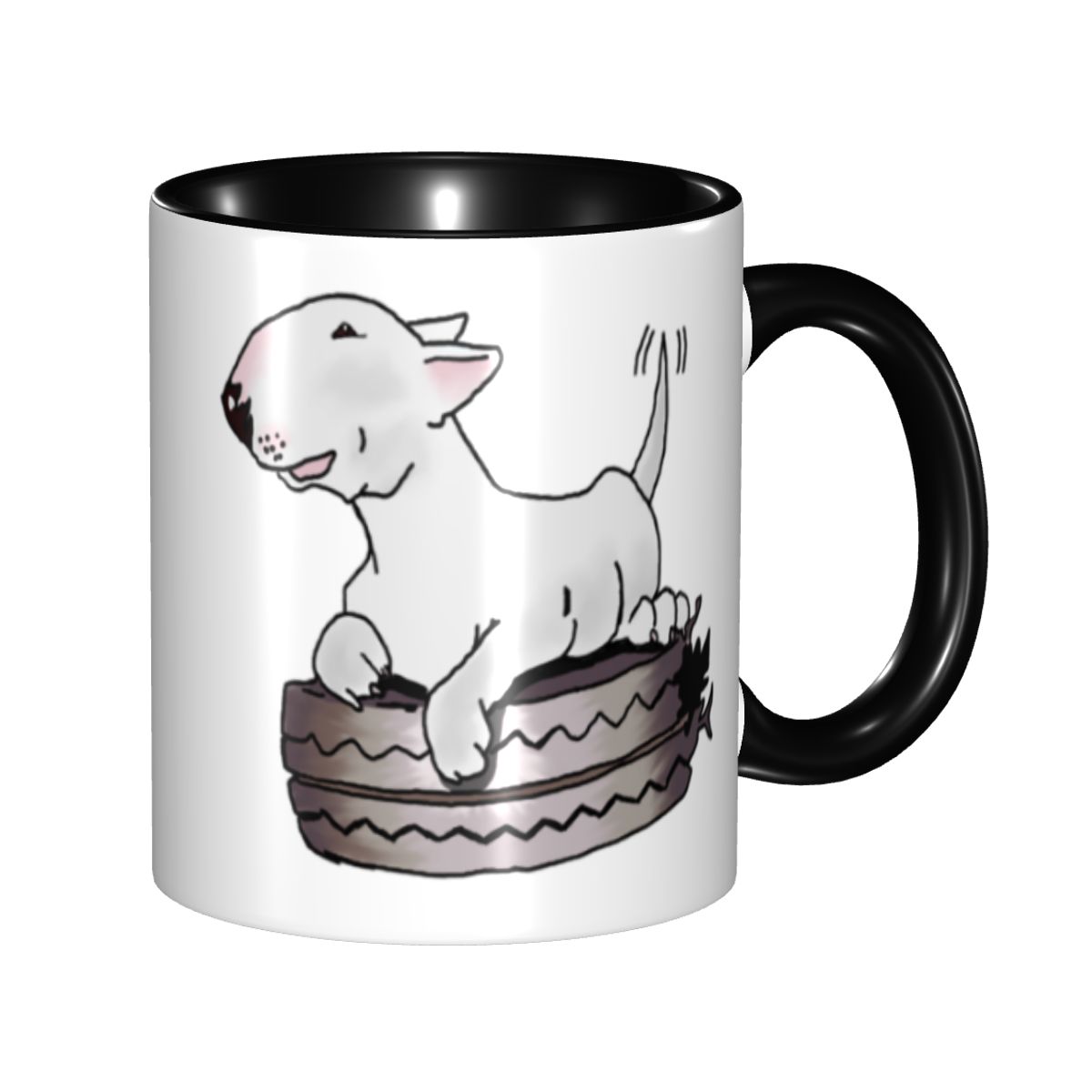 Coffee Tea English - Englische Bullterrier-Kaffeetassen zum Selbermachen, maßgeschneiderte Keramik-Milchteebecher
