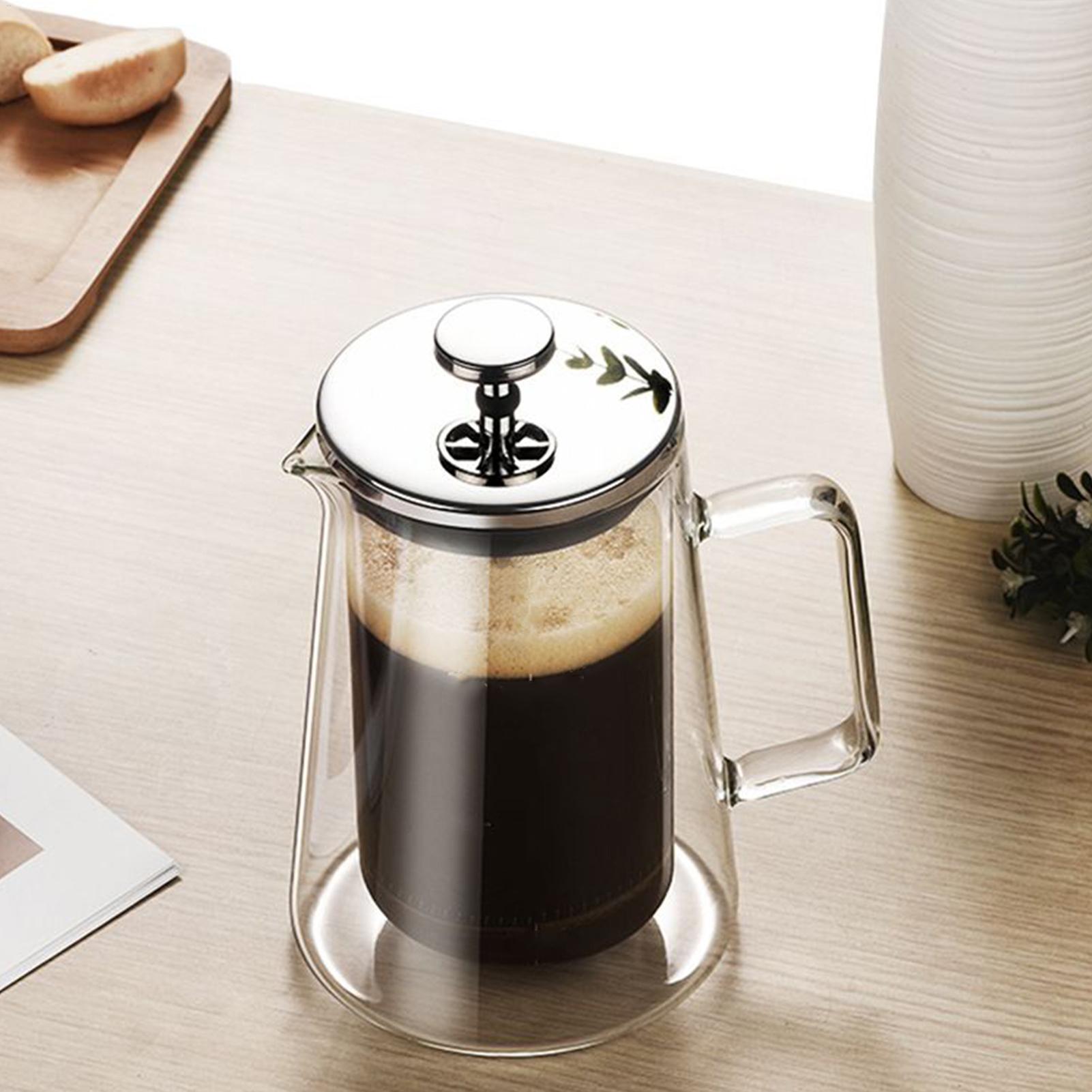 Coffee And Tea Glass - Kaffeepressen aus Glas und Edelstahl, doppelwandig