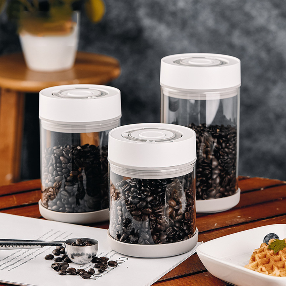 Coffee And Tea Glass - Feuchtigkeitsbeständiges Glasglas für Kaffeebohnen in der