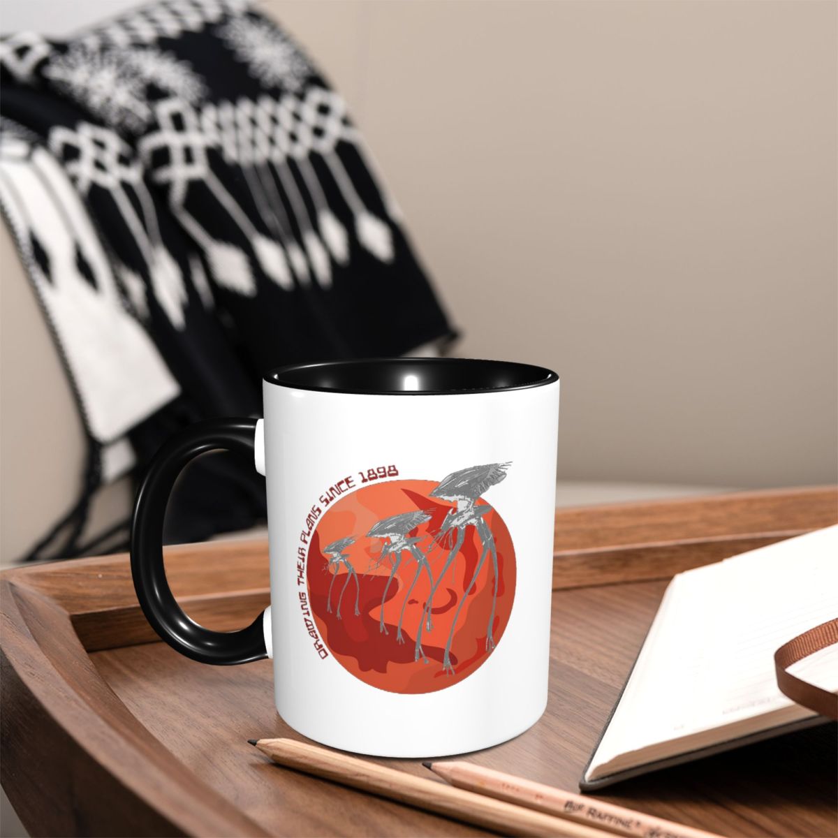 Draw Coffee And Tea - Kaffeebecher „Krieg der Welten: Ihre Pläne