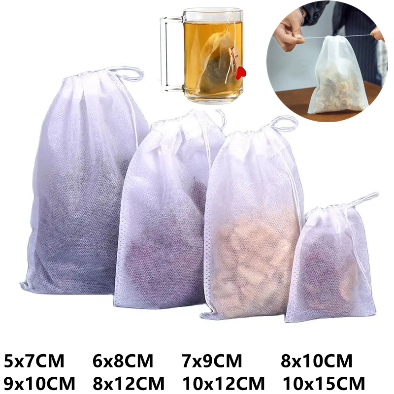 Coffee Tea Spices - Einweg-Teebeutel, Filterbeutel aus Vliesstoff für Kaffee,