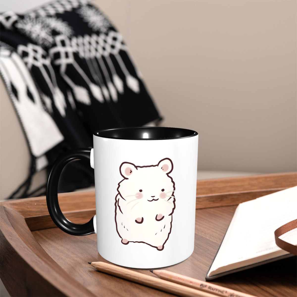 Draw Coffee And Tea - Niedliche Hamster-Zeichnung Tasse Lustige Keramik-Kaffeetassen Teetassen