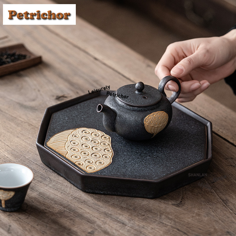 Gold Zeichnung Lotus Pod Octag – Draw Coffee And Tea Bewertung und Preis