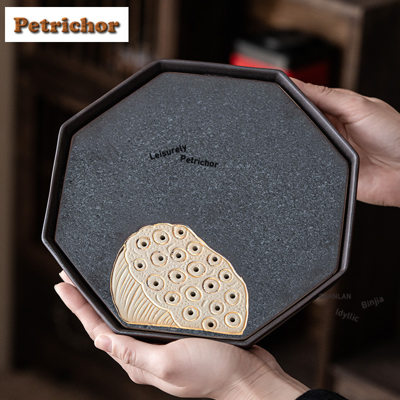 Gold Zeichnung Lotus Pod Octag – Draw Coffee And Tea Bewertung und Preis