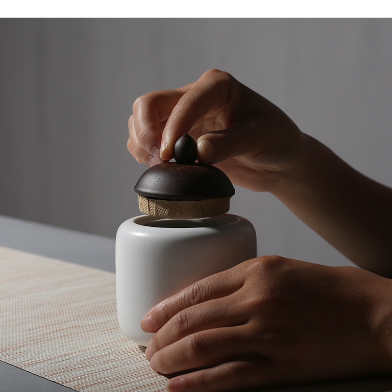 Keramik-Teekanne, Holzdeckel,  – Tea Coffee Sugar Container Bewertung und Preis