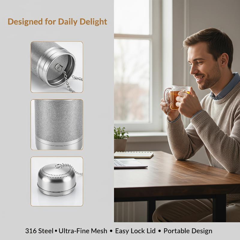 Edelstahl-Teefilter, Feinmasch – Coffee Tea Spices Bewertung und Preis