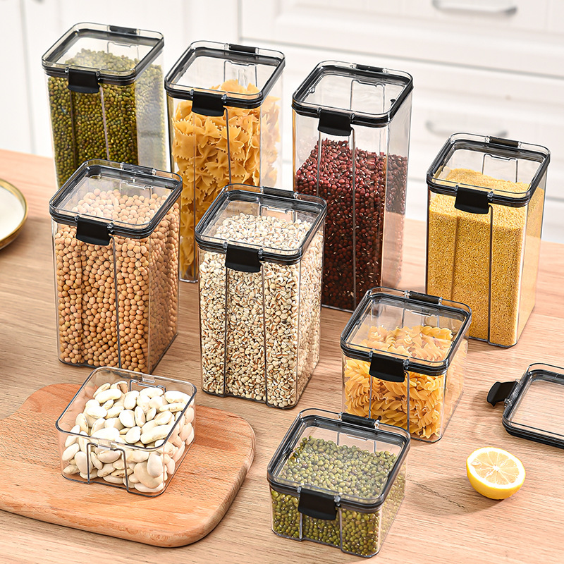 1-4PCS Versiegelte Gläser Küch – Tea Coffee Sugar Container Bewertung und Preis