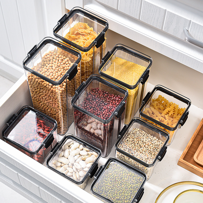 1-4PCS Versiegelte Gläser Küch – Tea Coffee Sugar Container Bewertung und Preis