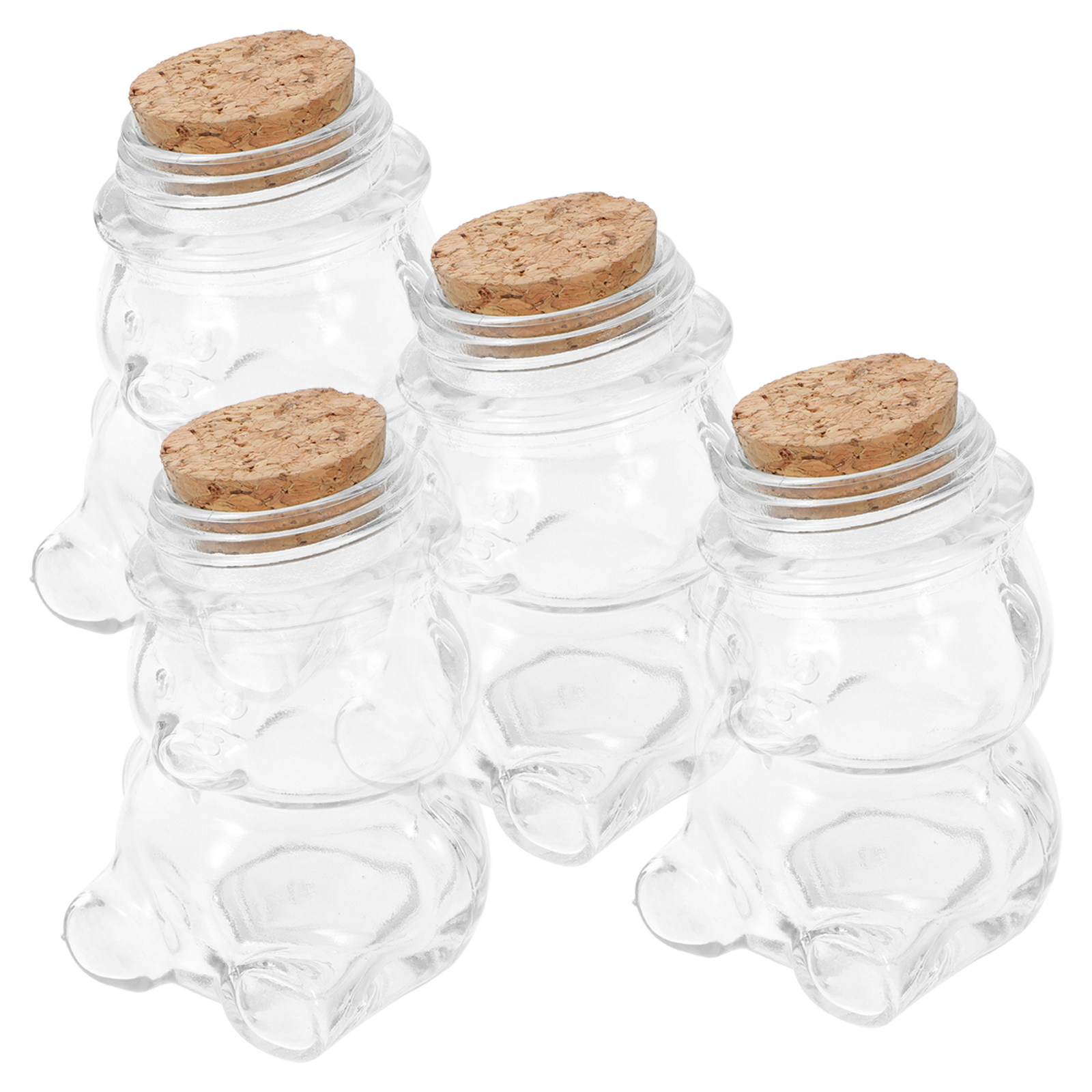 4-teiliges Glas-Bonbonglas-Set – Tea Coffee Sugar Container Bewertung und Preis