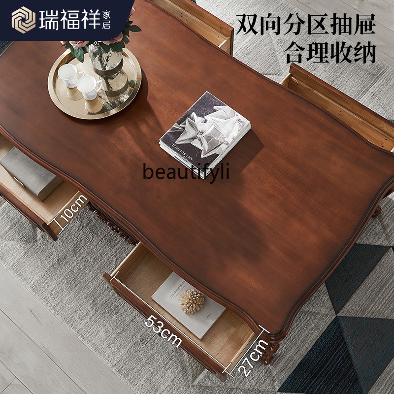Couchtisch aus massivem Holz,  – Draw Coffee And Tea Bewertung und Preis
