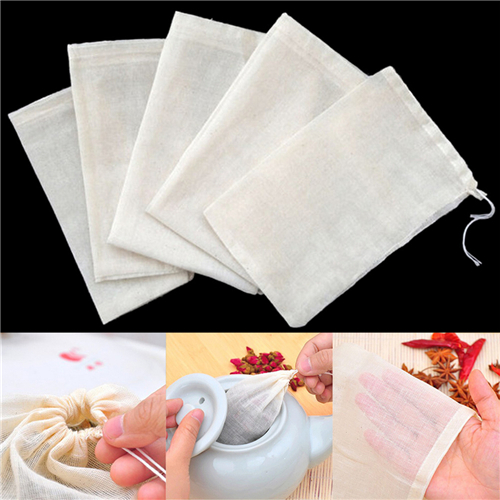1pc/10Pcs Baumwolle Tee Tasche – Coffee Tea Spices Bewertung und Preis