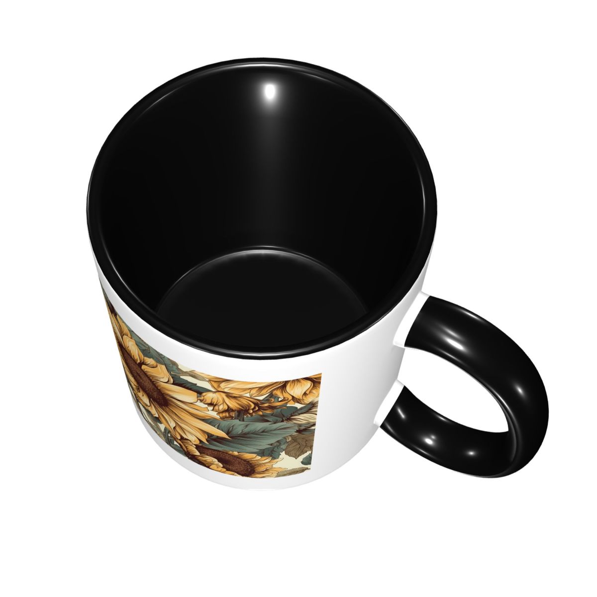 Goldener Sonnenblumen-Cluster  – Draw Coffee And Tea Bewertung und Preis