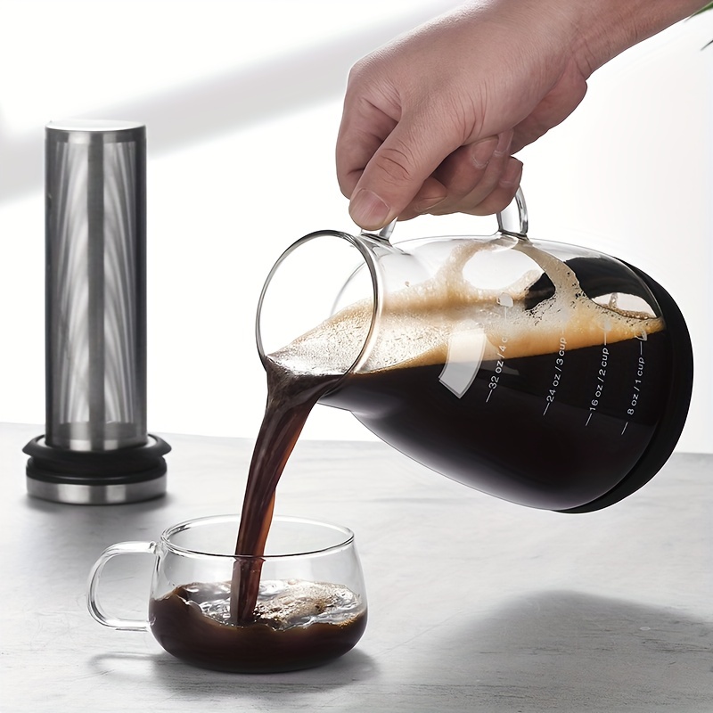 24oz Klassischer Glas-Kaltbrüh – Coffee And Tea Glass Bewertung und Preis