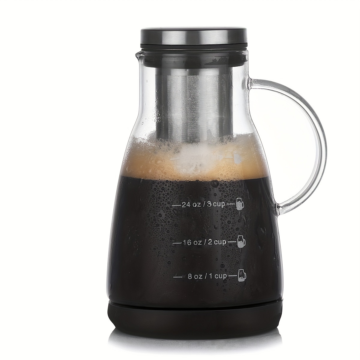 24oz Klassischer Glas-Kaltbrüh – Coffee And Tea Glass Bewertung und Preis
