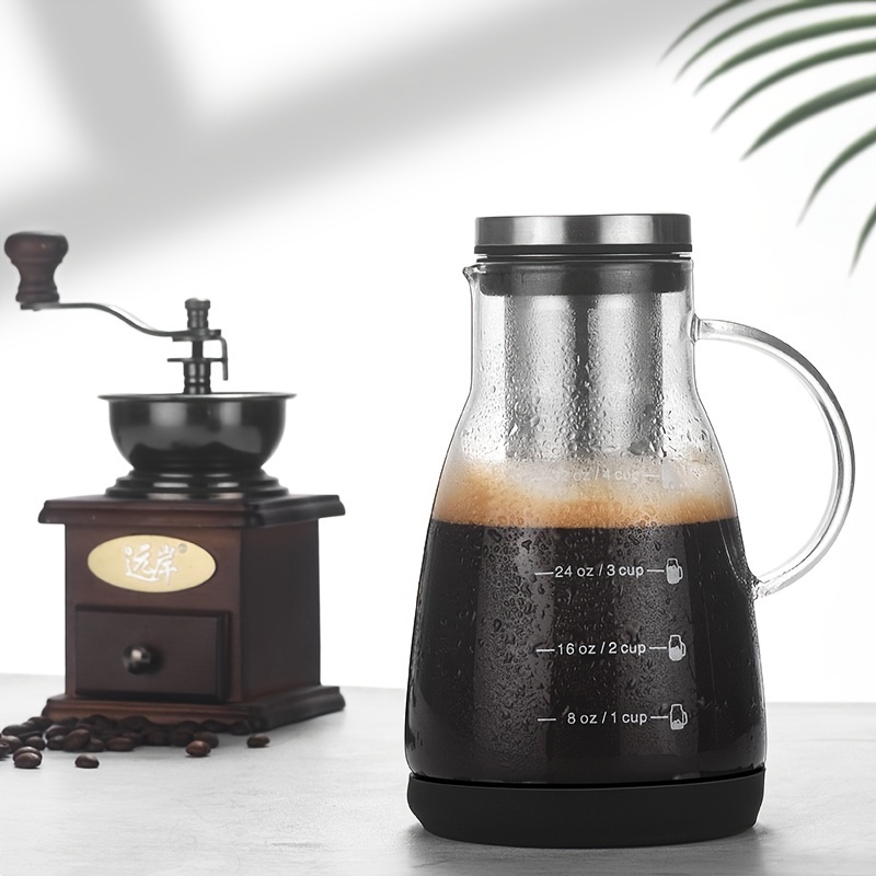24oz Klassischer Glas-Kaltbrüh – Coffee And Tea Glass Bewertung und Preis