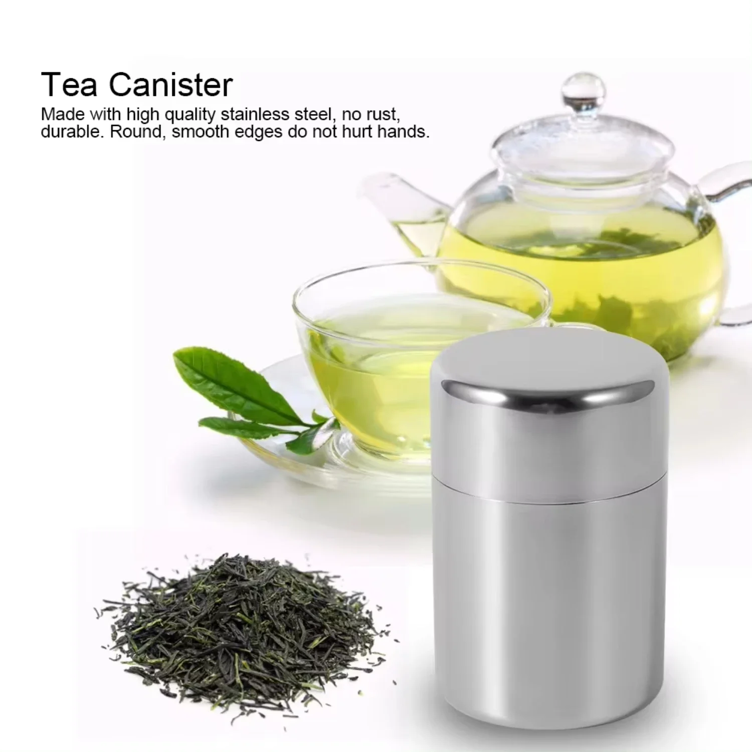Teeblatten-Dosen aus Edelstahl – Tea Coffee Sugar Container Bewertung und Preis