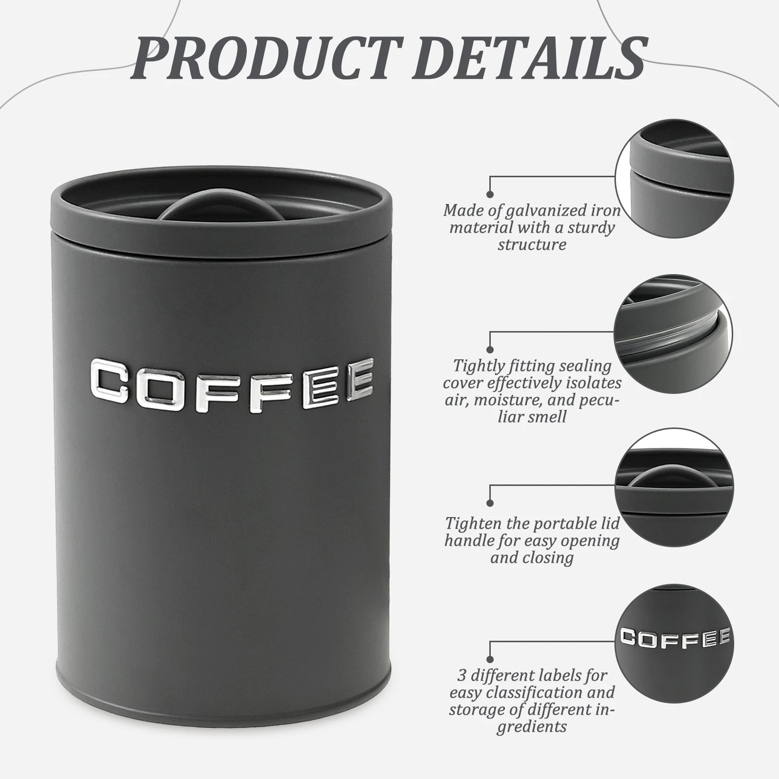 3-teiliges Glas für Tee, Kaffe – Tea Coffee Sugar Container Bewertung und Preis