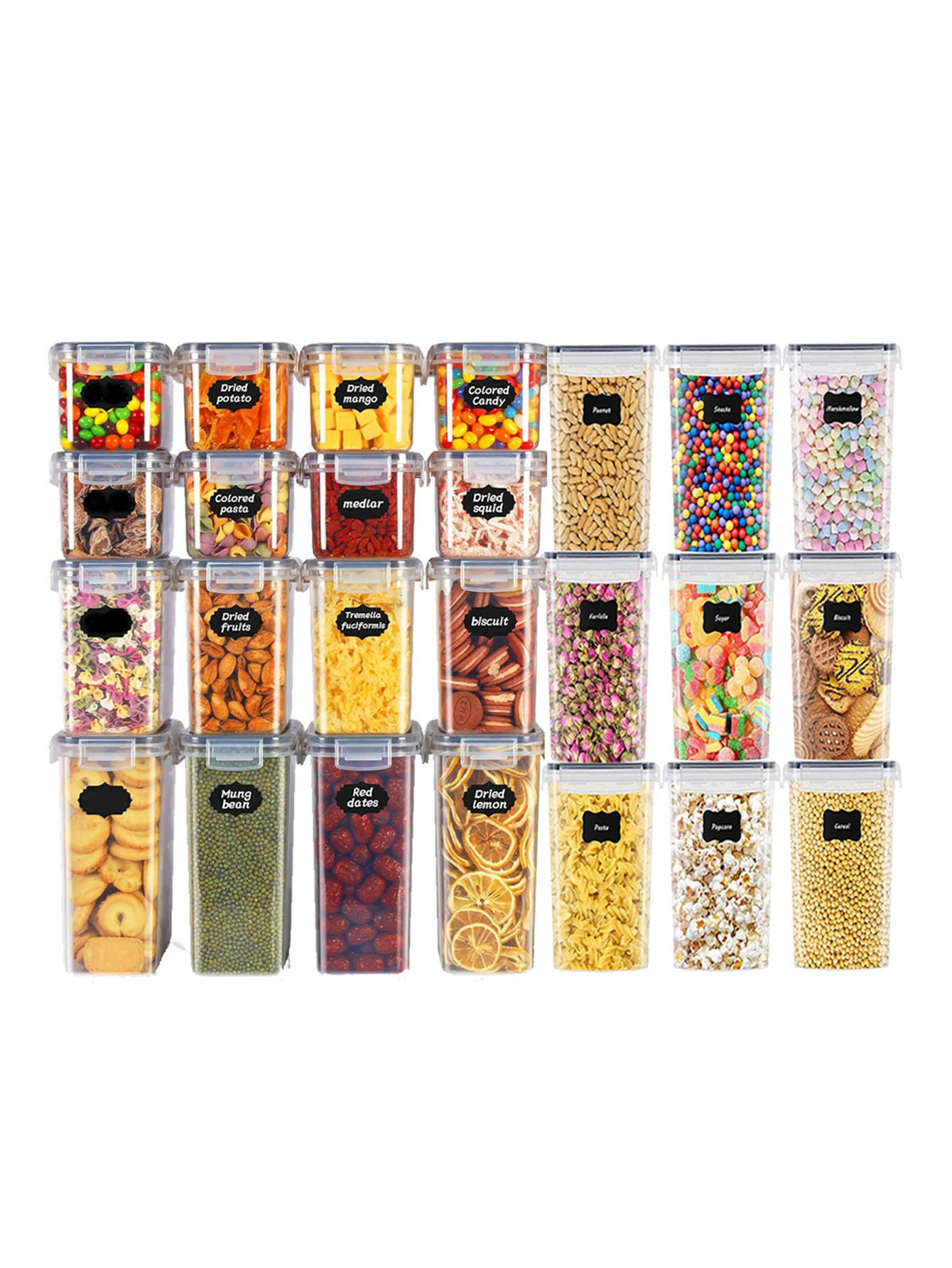 48 Stück, Versiegelte Lebensmi – Tea Coffee Sugar Container Bewertung und Preis