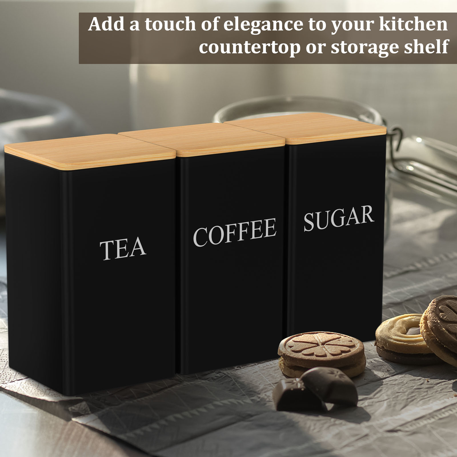 Kaffeebohnen-Vorratsglas aus M – Tea Coffee Sugar Container Bewertung und Preis