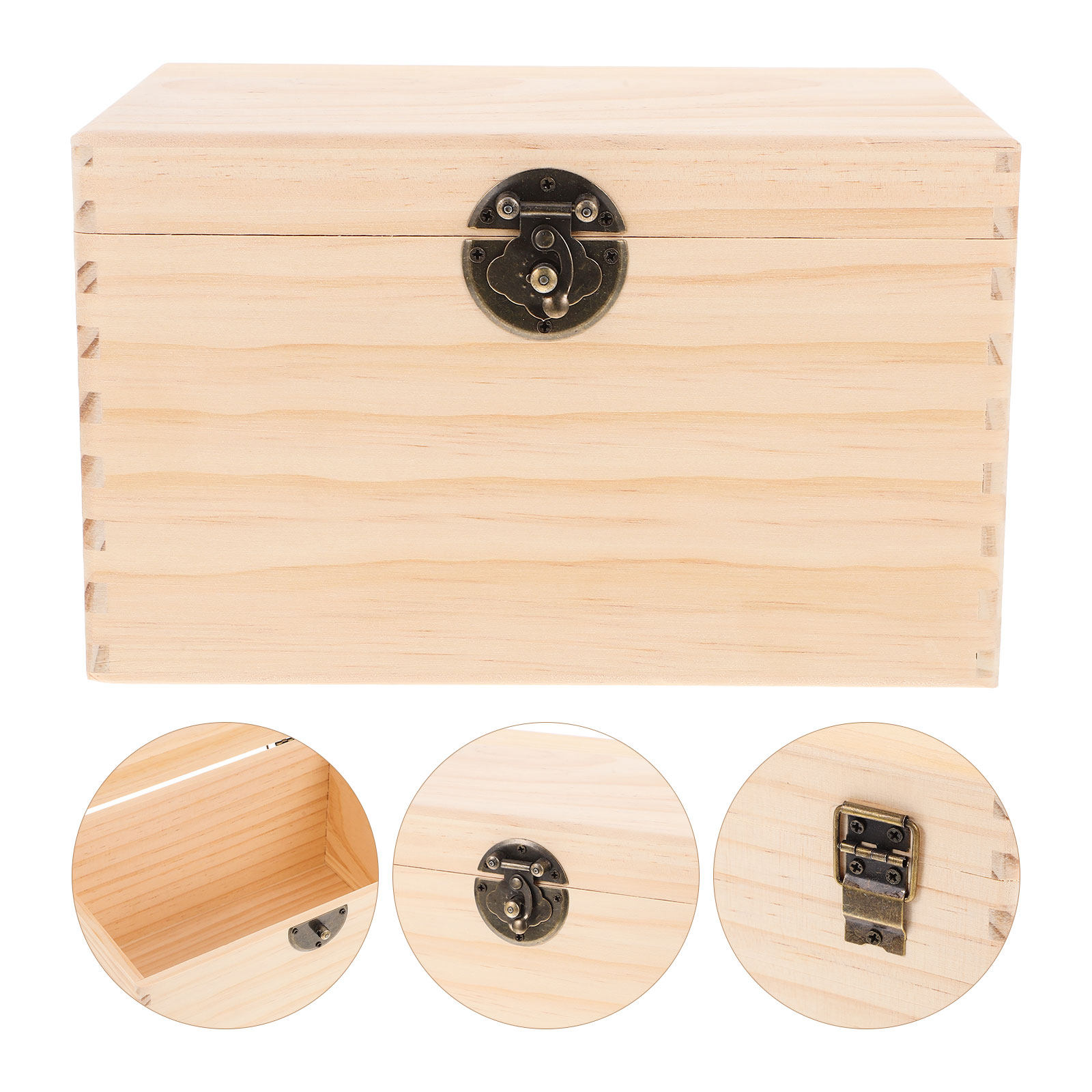 Robuste Teebox aus Kiefernholz – Coffee Tea Bean Leaf Bewertung und Preis