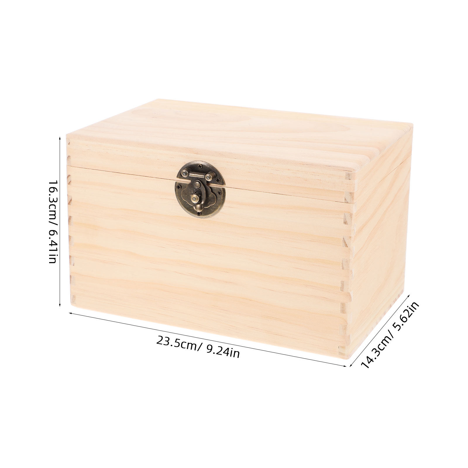 Robuste Teebox aus Kiefernholz – Coffee Tea Bean Leaf Bewertung und Preis